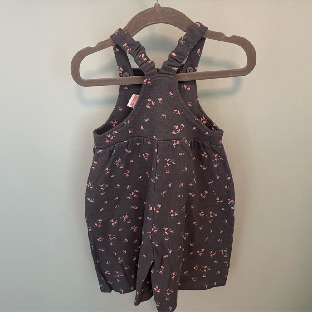 ZARA PLUSH FLORAL OVERALLS - Picture 7 of 8